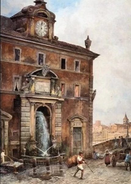 Fontana di Ponte Sisto, Rione VII Regola